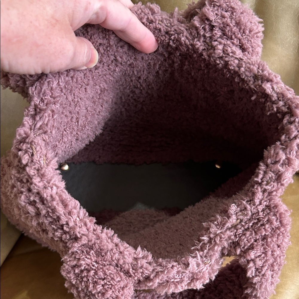 Plush Purple Women's Bag - Picture 2 of 5